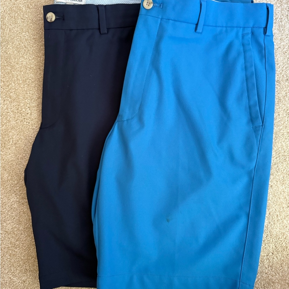 Peter Millar ONLY Bright Blue Flat Front Shorts